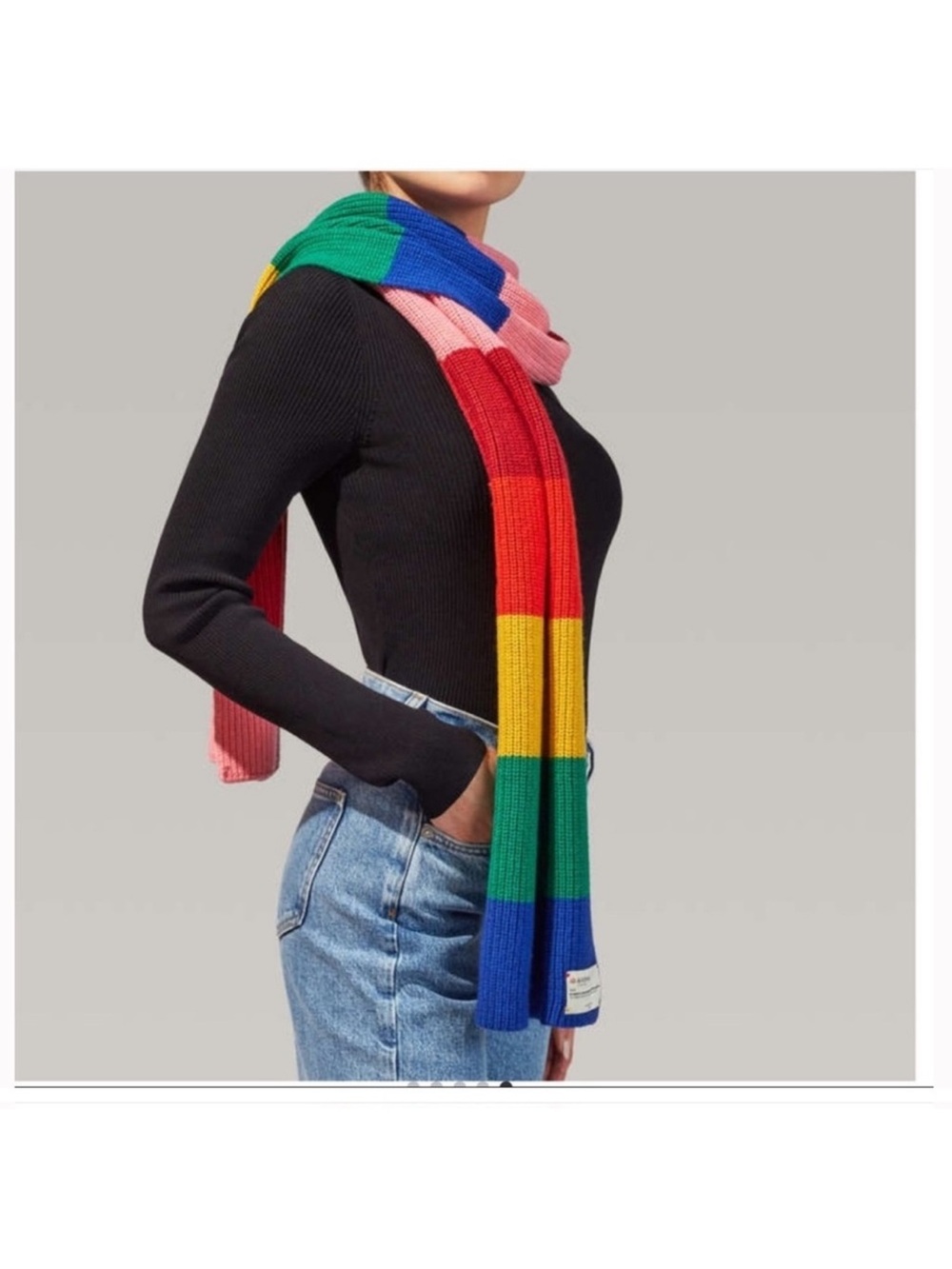 Kurt Geiger London - Rainbow Stripe scarf
